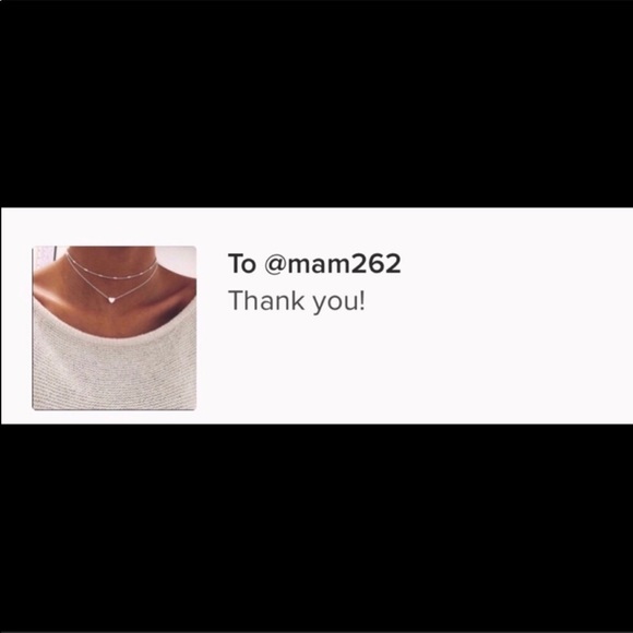 Double Layered Silver Heart Choker Necklace - Picture 7 of 8